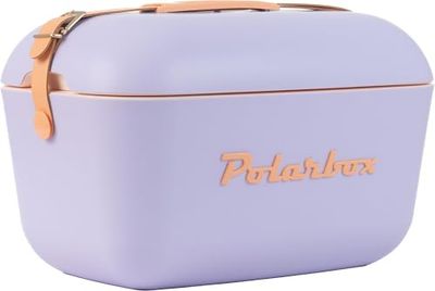 Polarbox Cooler 12L Púrpura Pop detalles naranjas
