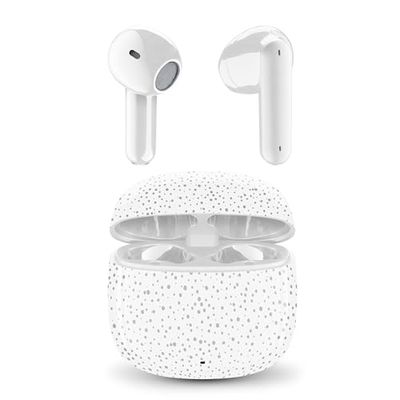 Music Sound - Showy Écouteurs Bluetooth à Capsule, Design Ergonomique, Son équilibré et Confort Optimal, Fantaisie Dotted Elegance