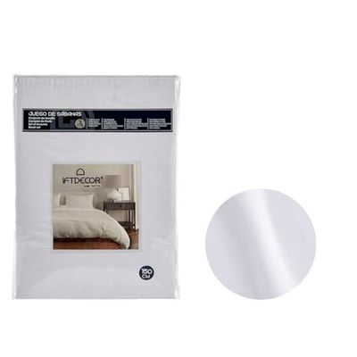 Gift Decor Witte beddengoedset, 3-delig
