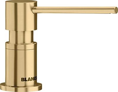 BLANCO 526699 Spülmittelspender Distributeur de Liquide Vaisselle, Or satiné, 94.5x45x141.5