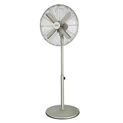 Cecotec Staande ventilator EnergySilence 570 SteelStyle. 60 W, 4 bladen 40 cm diameter, oscillerend, 3 snelheden, verstelbare hoogte 95-125 cm, koperen motor, metallic afwerking