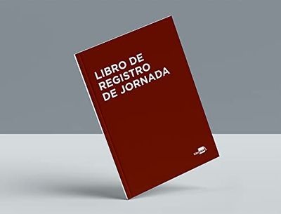 Livre Liderpapel journal des employés a4 10 employés mois page papier blanc 90 g