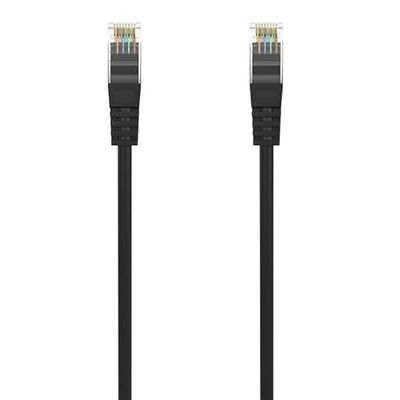 Cable Red - Cable latiguillo RJ45 LSZH Cat.6A 500 MHz UTP AWG24 Negro de 2.0 m, Ideal para Conexiones rápidas y seguras en Redes.