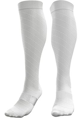 aZengear Calcetines de Compresión para Hombres y Mujer (20-30mmHg ) Medias de Compresion Varices, Deporte, Running, Embarazo, Circulación Sanguínea, Vuelos y Trombosis, Enfermeria, Médicos L/XL