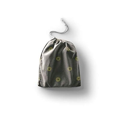 Bonamaison Impreso Algodón Bolsas con Cordón, Bolsa con Cordel para el Hogar y el Almacenamiento de Verduras, Bolso de Compras, Plegable, Ecologica, Reutilizables, Tamaño: 20x30 Cm