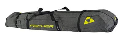 Fischer Alpine Fashion - Funda para esquís (1 par, 175/190 cm), Color Gris