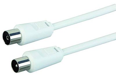 Schwaiger KVK50A052 antenne-aansluitkabel 90dB, 5,0 m wit