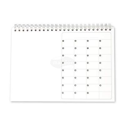 Maildor GB009O - Un calendrier perpétuel Gamme Blanche 12 feuilles papier dessin Clairefontaine 250g