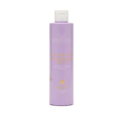Maternatura, Shampooing Volumisant pour Cheveux Fins à la Magnolia, Volume et Douceur Extrêmes, Volumise et Élimine les Frisottis, Routine Beauté Bio pour Cheveux Fins, Made in Italy - 250 ml