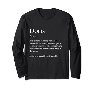 Nome Doris divertente Significato - Nome personalizzato Doris Maglia a Manica