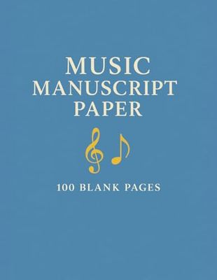 Music Manuscript Paper: 7 Staves per Page | Blank Sheet Music Notebook | Staff Paper Notebook | Staff Manuscript Pad | 100 Pages | 8.5x11 Inches