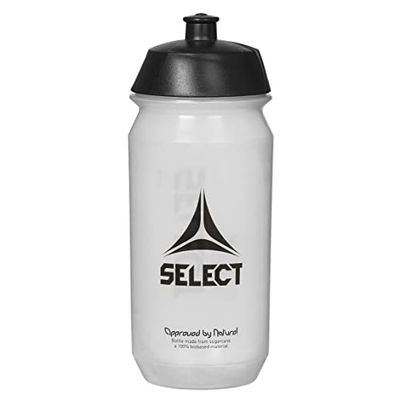 Select Unisex – Suikerbuis drinkflessen voor volwassenen, transparant, 0,5 l