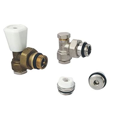 Somatherm // 486-15 1 x complete set handmatige hoek 15/21 vernikkeld