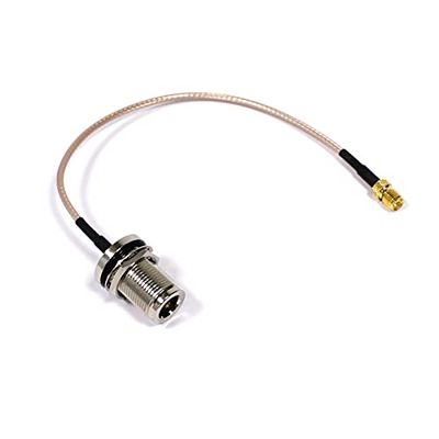 BeMatik - Koaxialkabel RG316 N-hona till SMA-hona 20cm