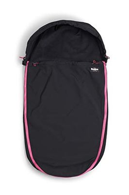 The Buppa Brand - Saco de abrigo (tejido Softshell), color negro y rosa
