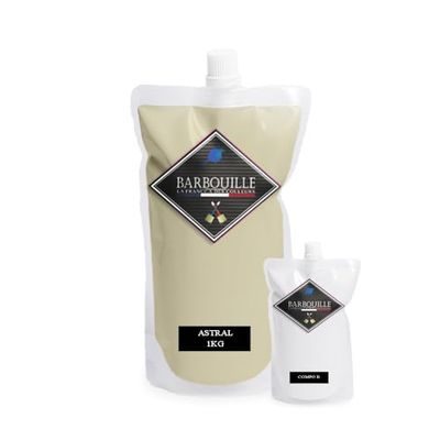 BARBOUILLE - Bar-Résine Astral - Résine Epoxy Bi-Composants - Effet Brillant - Peinture Mur, Plafond, Boiserie, Carrelage & Métal - Lessivable - COV A+ - Fabriquée En France - 750 ml