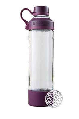 BlenderBottle Mantra Mélangeur de smoothies de protéines unisexe avec fouet Blenderball 600 ml Taille unique Prune