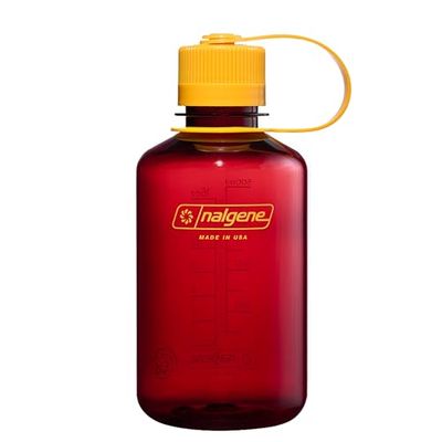 Nalgene Borraccia leggera Sustain Tritan, senza BPA, infrangibile, per escursioni, palestra, 473 ml, bocca stretta, Laker