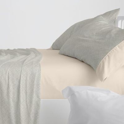Burrito Blanco Parure de lit pour lit de 180 cm (+ Dimensions Disponibles), 50% Polyester, 50% Coton, 50% Coton, Motif 042, Couleur Turquoise (180 x 190/200 cm)
