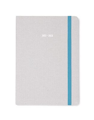 Letts of London Raw Agenda scolaire 2022/2023 semainier Gris Format A5 23-031728