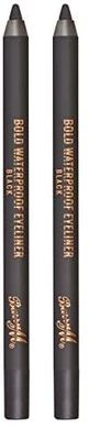 Barry M Cosmetics Bold Waterproof Eyeliner, Black, Pencil (Pack of 2)