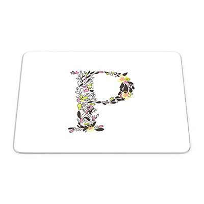 Bonamaison, Tappetino per mouse rettangolare, con stampa digitale, antiscivolo, per ufficio e casa, dimensioni: 22 x 18 cm