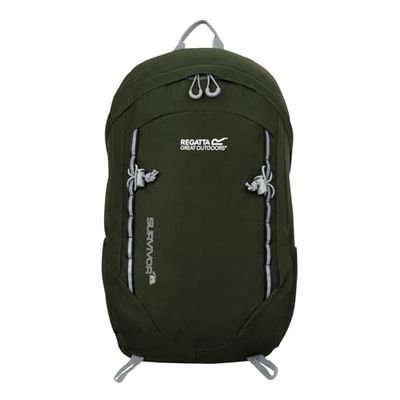 Regatta Heren Survivor V4 25l Rugzak, One Size, Donkere Kaki, Eén maat