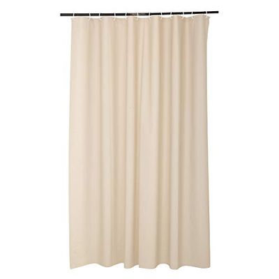 Douceur d'Intérieur 1 Tenda da Doccia in Materiale PEVA 180 x 200 cm, Stagno, Grigio, 180 x 200