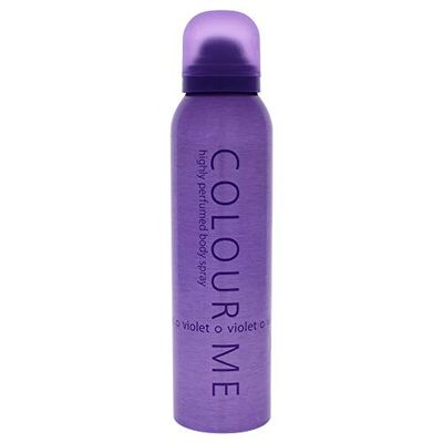 COLOUR ME Violet Perfume for Women. 150ml Body Spray, Luxury Fragrance - Womens Perfume, Long Lasting Fragrance for Women by Milton-Lloyd