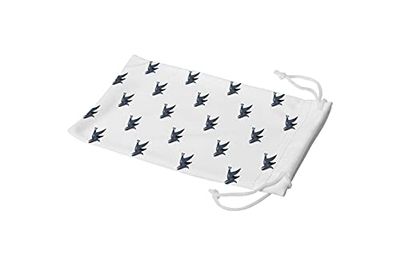 Bonamaison Imprimé Numériquement Lunettes Étui avec Cordon de Serrage, 100% Coton, Sac Lunettes, Pochette à Lunettes, 1 Pièce, Taille: 11x19 Cm