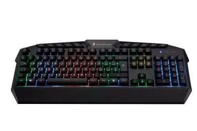 VERBATIM Teclados Marca Modelo SUREFIRE Kingpin RGB Gaming Multimedia Keyboard QWERTY Italian