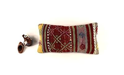 Kelim Cuscino 20x40 cm fatto a mano turco prodotto federe kilim dekorativo orientale etnici cuscino A2979