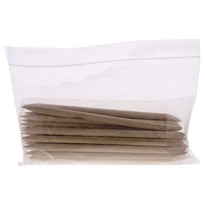 Cuccio Pro Ultra Birchwood Sticks - Helps Clean Hard-To-Reach Places - Reusable And Sturdy - Easily Removes Nail Polish Mishaps - Ideal For Manicures And Pedicures - Easy To Carry Tool - 24 Pc Pushers