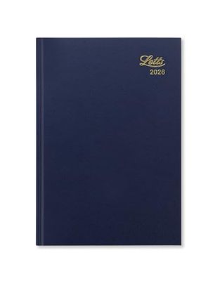 Letts of London Standard A5 week to view 2026 diary - Blue 26-T31XBL
