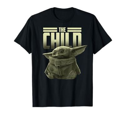 Star Wars The Mandalorian The Child Portrait Maglietta