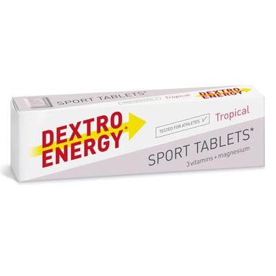 Dextro Energy Sports Tablets, 47 g, 24 Packs, Glucose Tablets, MultiVitamin Energy Tablets with Magnesium, for a Quick Burst of Glucose ( Packaging may vary)