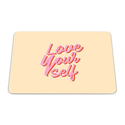 Bonamaison, Rectangle Pop Art Digital Printed Mouse Pad, Non-Slip Base, for Office and Home, Size: 22 x 18 cm