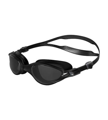 Speedo Unisex V-claS Vue SwiMing Goggles | Zwemmen | Eyewear, Zwart/Zilver/Smoke, One Size