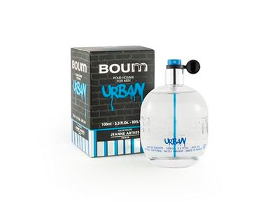 JEANNE ARTHES - Eau de Toilette Homme - Boum Urban - Floral & Fruité - Accords Marins & Patchouli - Fabriqué en France à Grasse - Cadeau homme - 100 ml