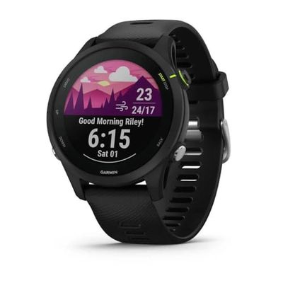 Garmin Forerunner 255 Music, Tot 14 dagen batterij, Aanpasbare trainingsschema's, Garmin Coach, 30 ingebouwde sportapps, Triathlon- en multisport profielen, Zwart