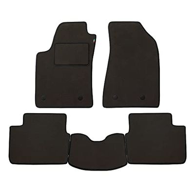 Set Tappetini realizzato per MITSUBISHI COLT 3 Porte anno dal 2004 al 2013 in Moquette alta qualità con battitacco in GRIGIO