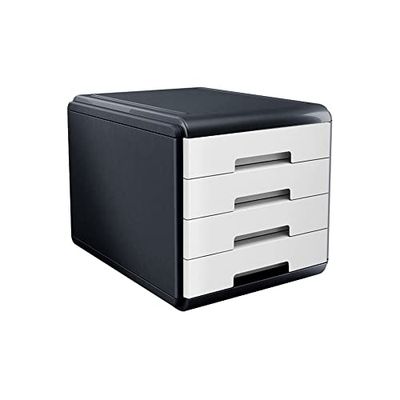 My Desk Arda szafka na biurko z 4 szufladami, biała