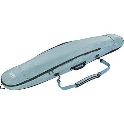 evoc BOARD BAG Borsa da trasporto per snowboard, borsa per snowboard (imbottitura alle estremità della borsa, tracolla staccabile, borsa da trasporto, per tavole fino a 165cm), grigio acciaio