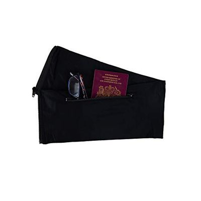 FusionBelts Unisex opaska na talię FBELTSBLACKM, czarna, średnia