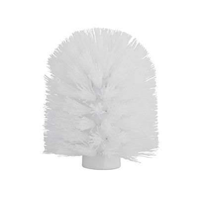 axentia Replacement Brush Head, White, 8 x 8 x 9.5 cm