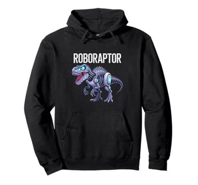 Robotic Dinosaur T-Rex Robotic Engineering Dino Funny Robot Pullover Hoodie