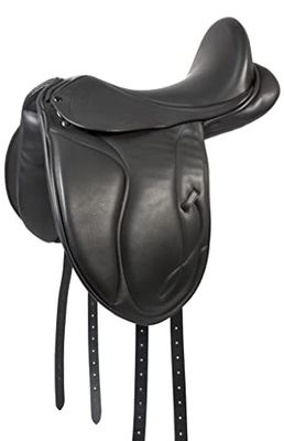 PFIFF Unicus 102680 Selle de dressage pour poney/cob Noir 16,5 cm