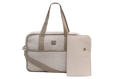 Jollein Luiertas - Teddy Noé - 100% polyester - kinderwagentas - babytas multifunctioneel, Teddy Noé, Hedendaags