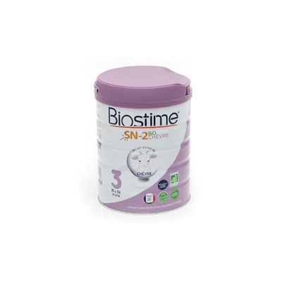 Biostime SN-2 Bio Lait infantile en poudre à base de lait de Chèvre 3ème Âge de 10 à 36 Mois 800g