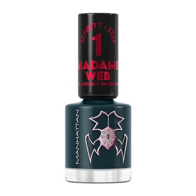 Manhattan Smalto super gel Madame Web Beach House Blue, effetto gel manicure senza luce UV – Smalto per unghie fino a 14 giorni di tenuta